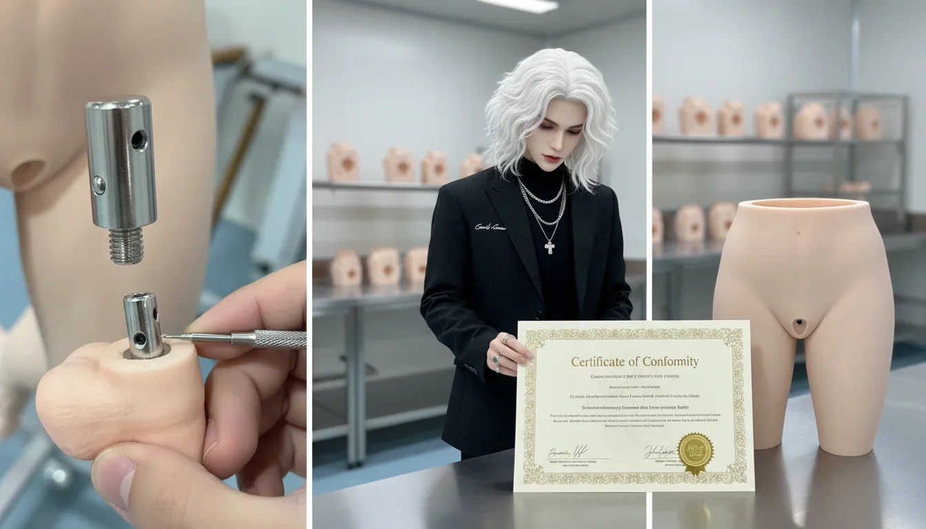 下半身配件 螺旋固定展示